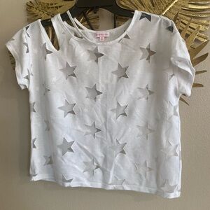 Design History White Star Cutout Kids Tee